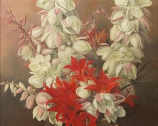 Lot 102: 1912 Oil Still Life on Board