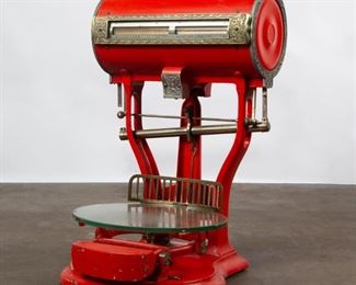 Lot 110: 1905 Computing Scale Co. (Dayton) Barrel Scale No. 144