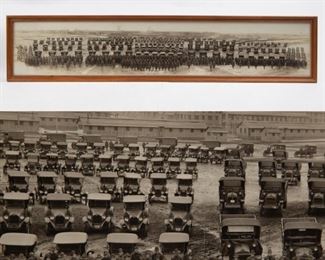 Lot 113: 1919 US Army Facility Motor Transport Panorama