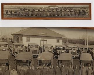 Lot 114: 1919 US Army Facility Motor Transport Panorama