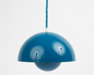 Lot 136: Verner Panton for Louis Poulsen & Co. Flowerpot Pendant Light