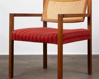Lot 143: Unique Mid-Century Walnut Armchair