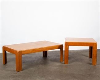 Lot 159: Niels Eilersen Danish Teak Coffee and End Table