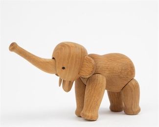 Lot 166: Kay Bojesen Denmark Articulated Elephant Toy