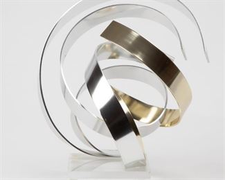Lot 175: Dan Murphy Aluminum Table Sculpture