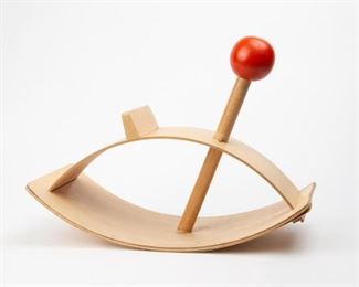 Lot 176: Creative Playthings Modernist Rocking Horse