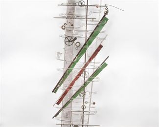 Lot 183: Contemporary Kinetic Wall Sculpture