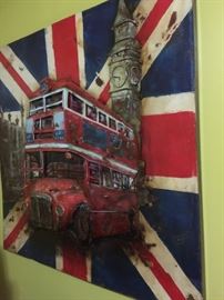 British Bus 3D Metal $150