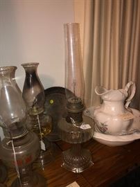 Aladdin oil lamps. We have 2