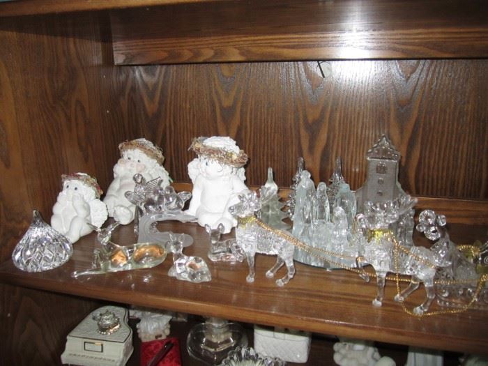 Angels and Glass Figurines