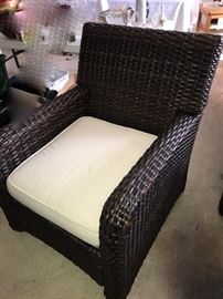 pair of outdoor chairs