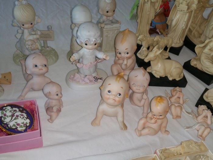 Kewpie porcelain dolls.