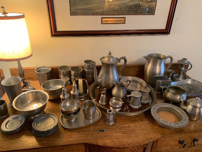 Very nice collection of pewter