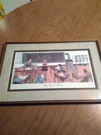 "Reading, 'riting, and rithmetic, P Buckley Moss print https://ctbids.com/#!/description/share/98057