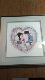 Apple Blossom love, P Buckley Moss print https://ctbids.com/#!/description/share/98083