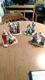 lot of 4 Norman Rockwell figurines  https://ctbids.com/#!/description/share/98084