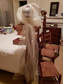 Vtg Bridal Veil, Hat