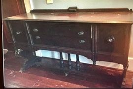 Antique Walnut Sideboard