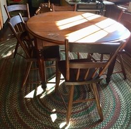 Atq Dining Table and Windsor