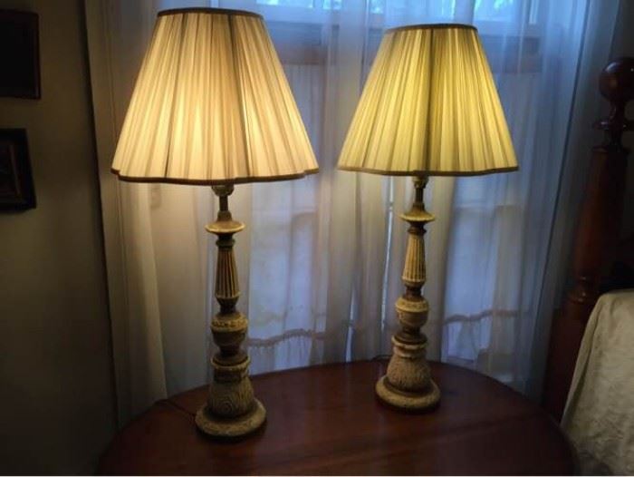 Pair of Vtg Table Lamps