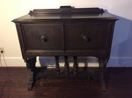Small Antique Walnut Sideboard