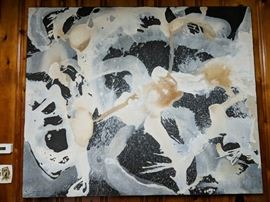 Very Lg. Canvas Painting