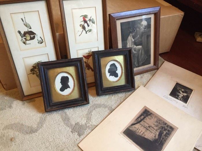 Vtg Etchings and Prints