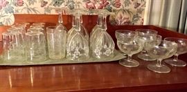 Vtg Glasses and Stemware