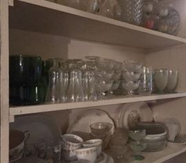 Vtg Glassware