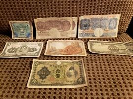 WWII Era Foreign Currency