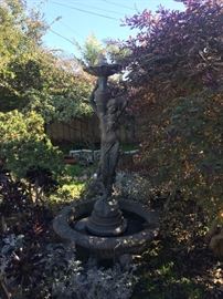 Fountain in the secret garden
