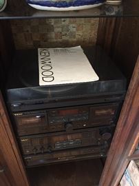 Kenwood turntable, other components are teac and Sony
