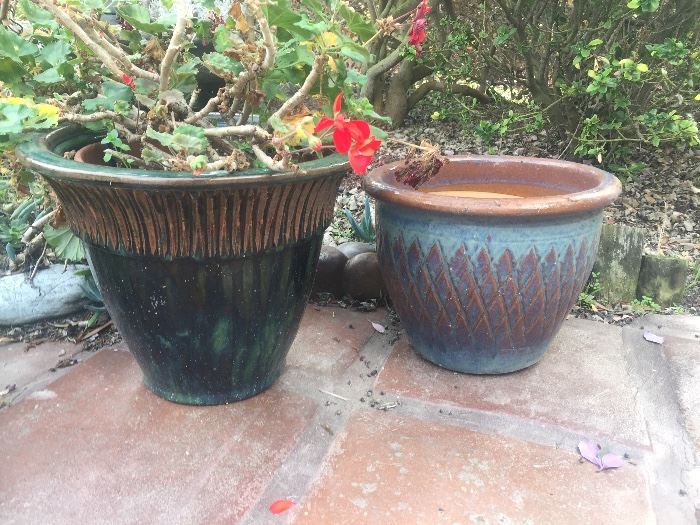 Outdoor pottery