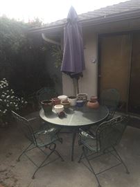 Outdoor table and chairs