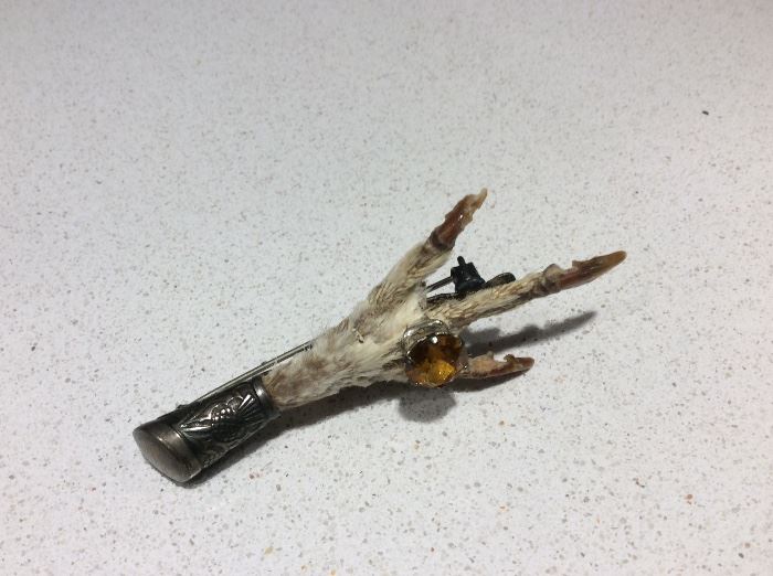 Grouse foot pin from Scotland