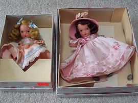 Storybook Dolls - #152 Mary had a little Lamb and #131 Elsie Marley's grown so fine