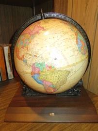 Crams Imperial World Globe with Stand