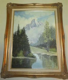 Vintage Oil Painting Signed Roy Harper