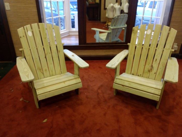 Pair of Adirondack chairs!!  Brand new!