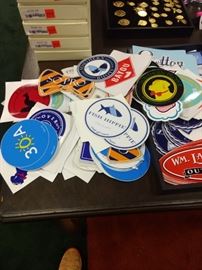 Lots and lots of car decals/stickers