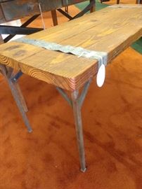 Great bench seating, side table, end table, coffee table...