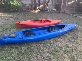 kayaks  single and double