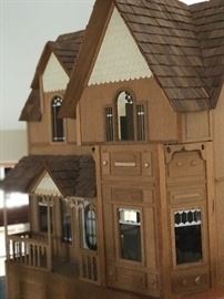 Large Dura-Craft doll house and furniture