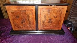 VERY RARE AND ONE OF A KIND MUSIC BOX FROM EASTERN EUROPE. PLAYS GREAT WITH ROLLS OF MUSIC