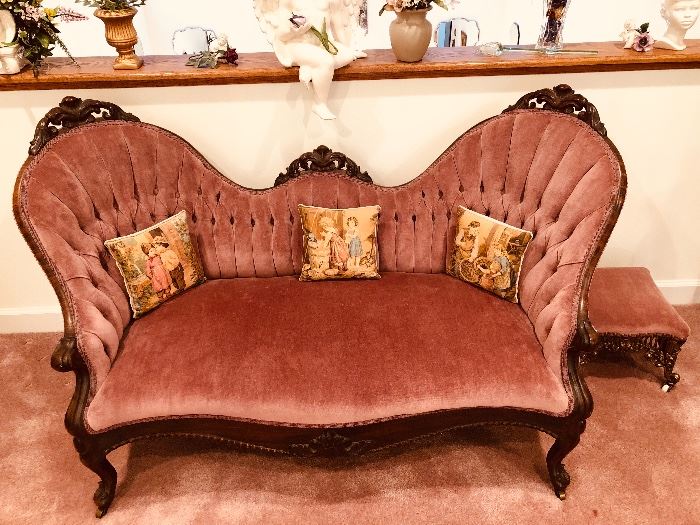 Victorian sofa $300