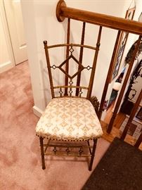 antique brass chair