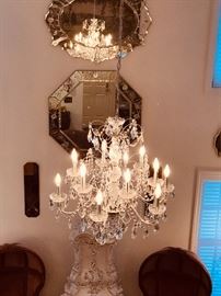 beautiful Schonbek crystal chandelier