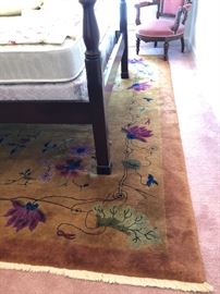 9' 8" x 8' Art Deco Chinese wool rug