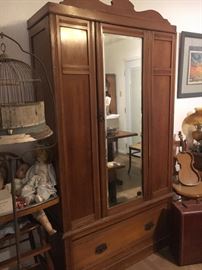 Early 1900's Wardrobe closet!