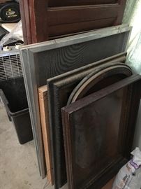 Misc. Old Wood Frames & Framed Art!